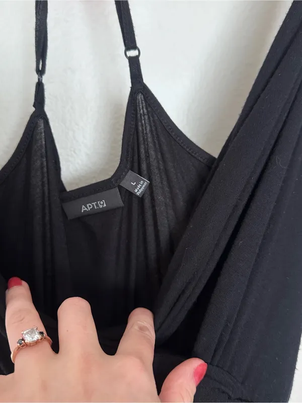 Apt. 9 Black V‑Neck Spaghetti Strap Maxi Dress - Image 3