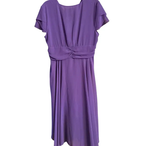 Liang Liang Purple High Low Dress Size missing - Pit to pit 19” across - Image 6