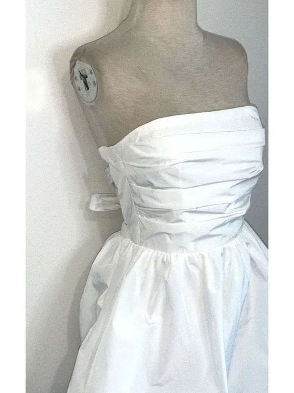 Amanda Uprichard x REVOLVE Stassie Dress in White Medium New Womens Strapless - Image 5