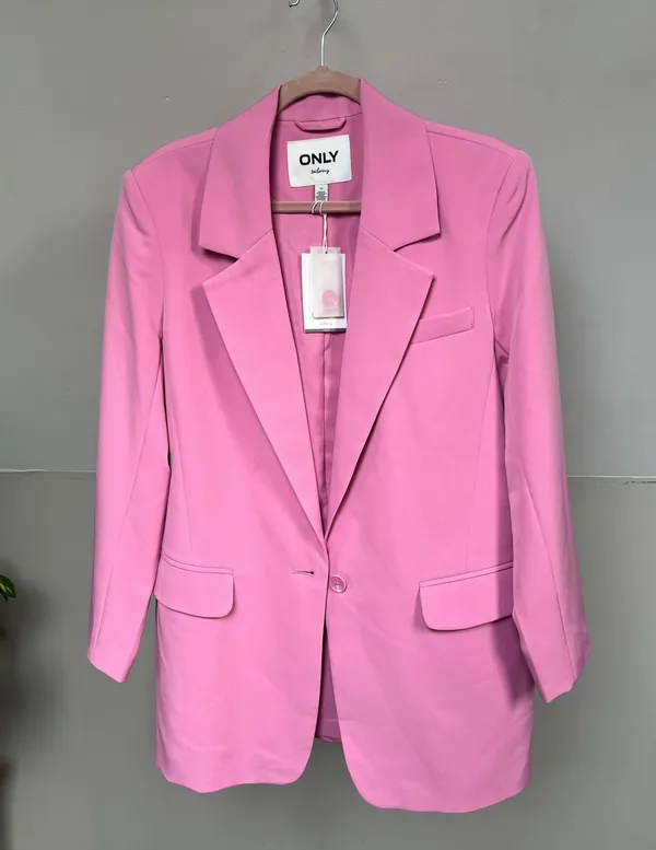 ASOS ONLY  Oversized Pink Blazer - Image 2