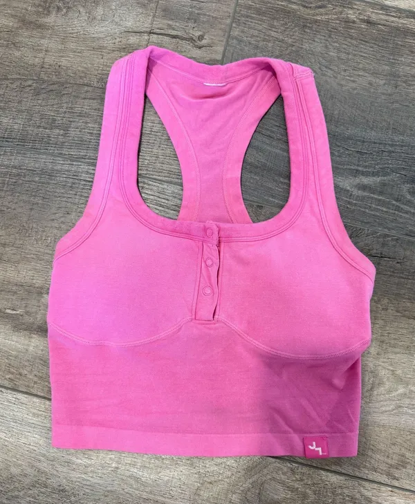 JoyLab Women’s Seamless Henley Support Tank Top - Image 2