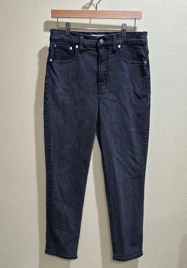 Madewell size 28 The Perfect Vintage Denim high rise cropped jeans - Image 2