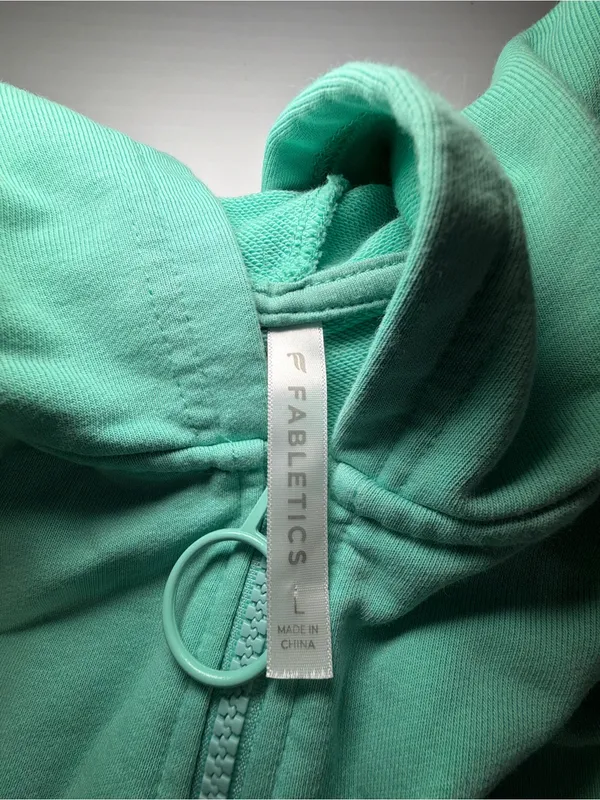 Fabletics Mint Zip-Front Cropped Jacket - Image 2