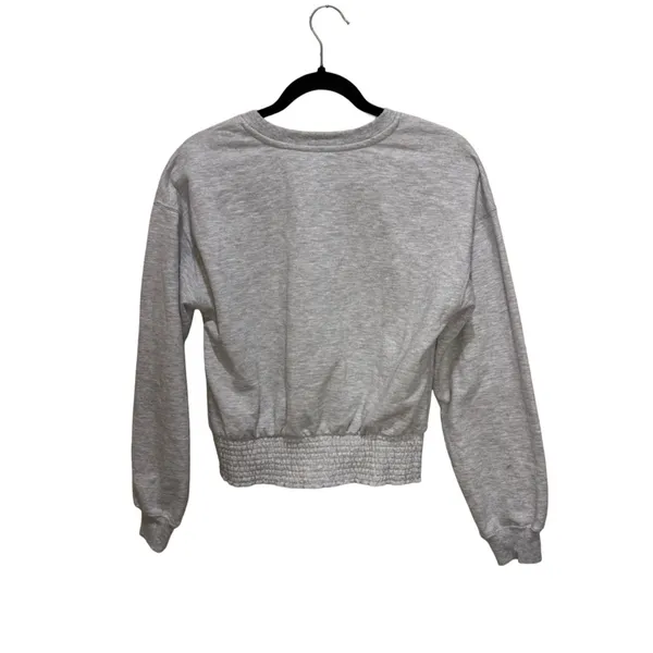 Disney Women's Alice Wonderland Graphic Crewneck Sweatshirt Heather Gray M - Image 5