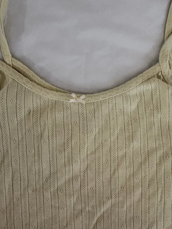 Yellow Brandy Melville Tank Top - Image 2