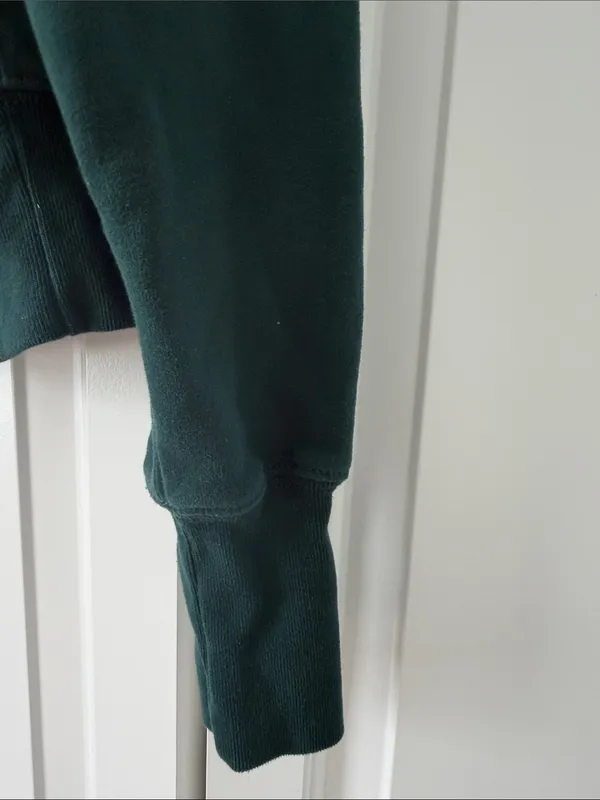 Abercrombie & Fitch Dark Teal Funnel Neck Sweatshirt - Image 4