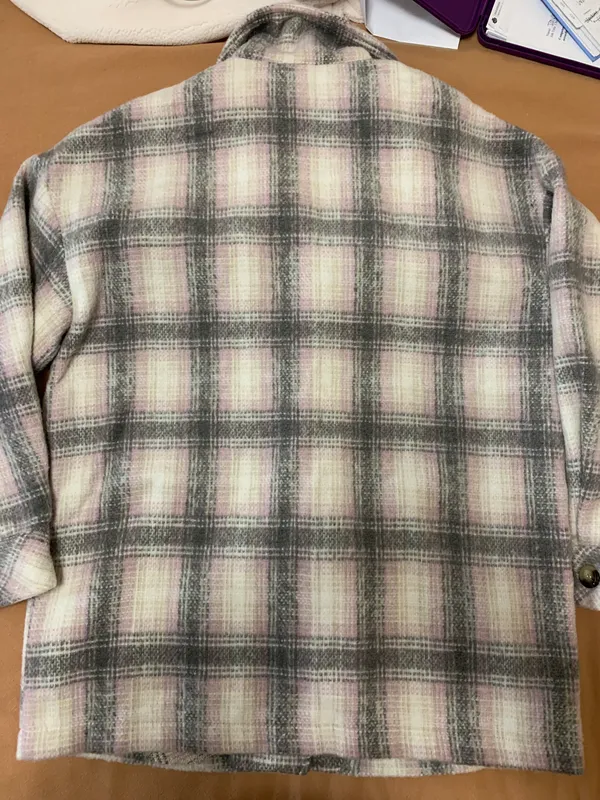 Flannel Shacket Jacket - Image 4