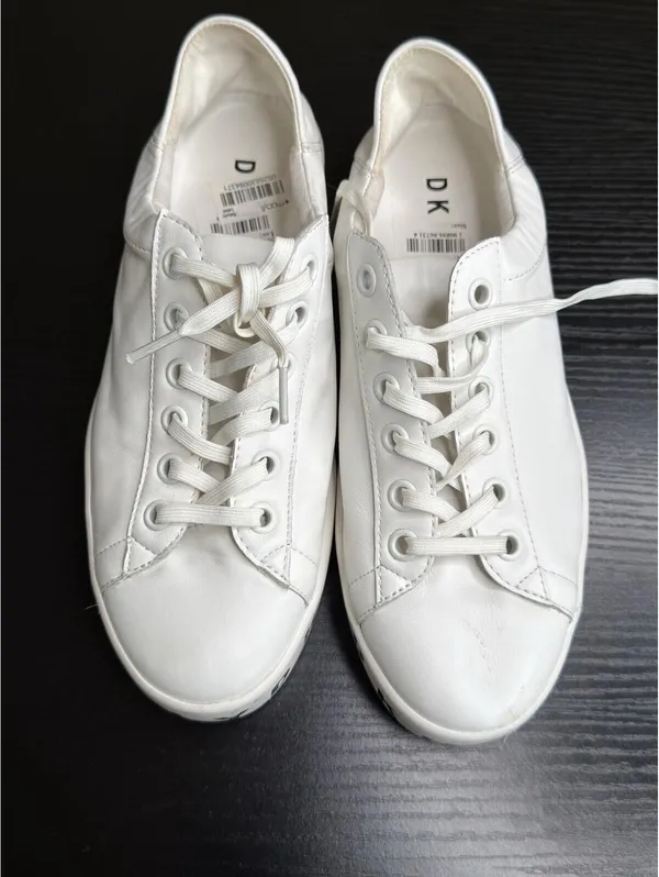 Size 8M DKNY Banson Lace - Platform White Color Women’s - Image 8