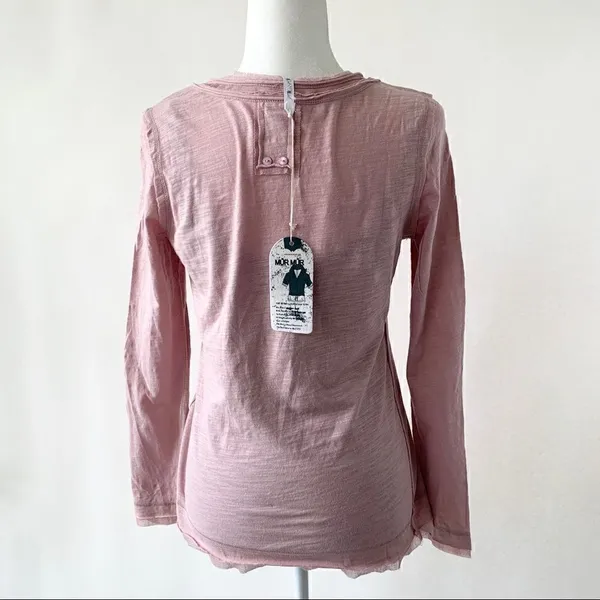 Mur Mur Monoreno Boutique Pink Long Sleeve Tee - Image 2