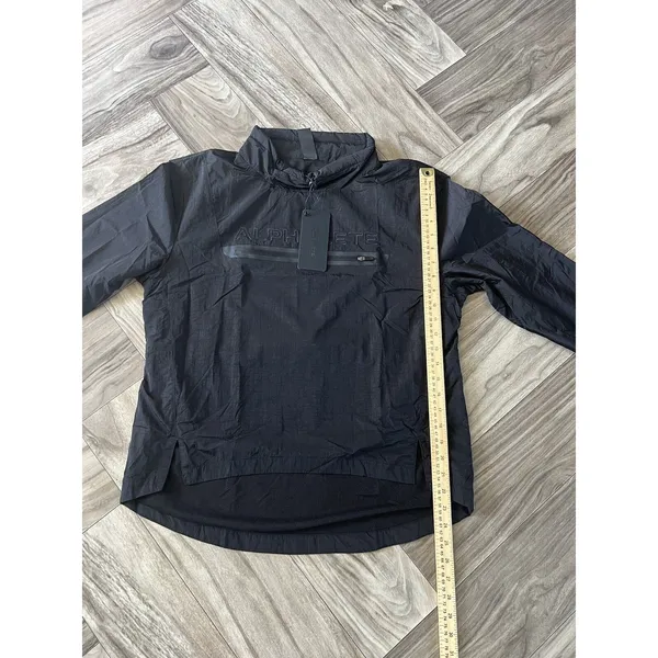 ALPHALETE Women’s Endure Performance Pullover Black Small Athletic Gym Jacket - Image 6