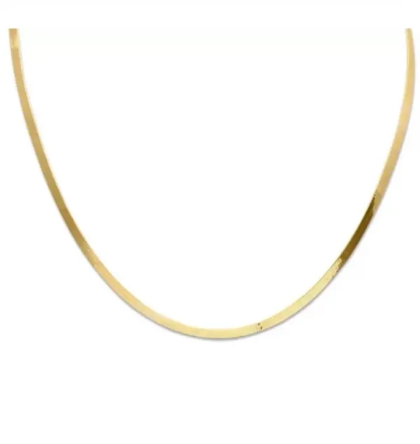 Gold Snake Chain Necklace - Image 3
