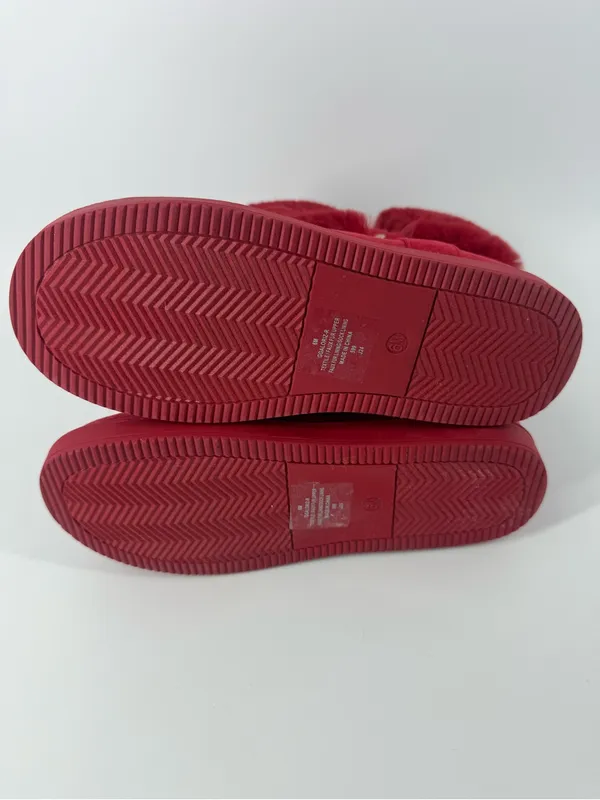 GBG Los Angeles Aleya G by Guess Red Faux Fur Cold Weather Winter Boots Women 6M - Image 4