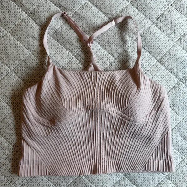 Lululemon | Women's | Athletic | Strappy Seamless Yoga Shelf Tank | Pink | 4 - Image 3