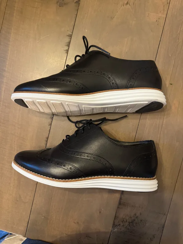 Cole Haan Women's ØriginalGrand Wingtip Oxfords Size 8.5 Black - Image 5