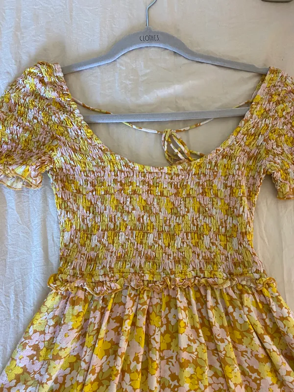 Urban Outfitters Yellow Floral Romper - Image 4