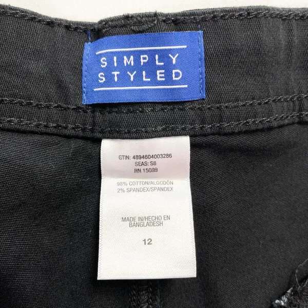 Simply‎ Styled Womens Chino Shorts Size 12 Cuffed Classic Summer Beachy Travel - Image 6