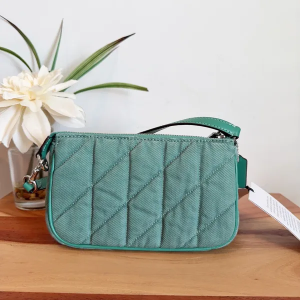 Coach NWT Nolita 19 Quilted‎ Denim bag - Image 4