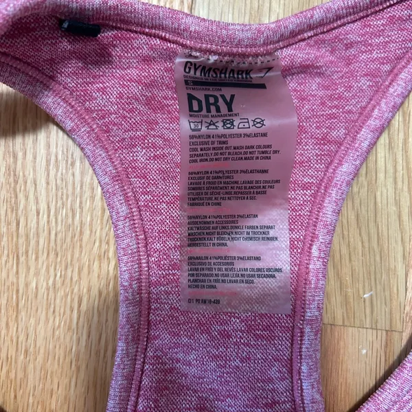Gymshark Pink Sports Bra - Image 2