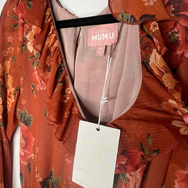 Show Me Your Mumu Ruffle Romper Size Medium - Image 5