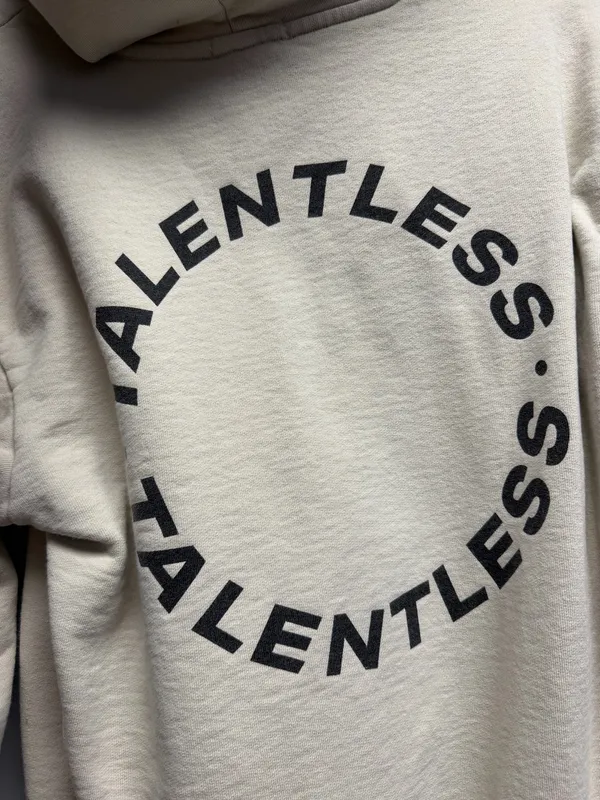 Talentless Sweatshirt Hoodie Circle Logo - Image 3