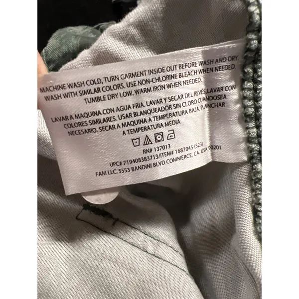 ORVIS Jogger Pants Women XL Green Digital Camo Tencel Lyocell Relaxed Travel NWT - Image 9