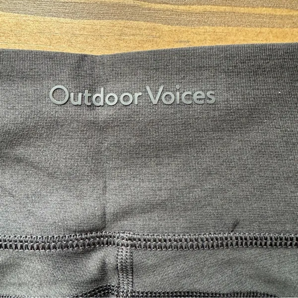 Outdoor Voices Warmup 10” Biker Shorts‎ Black Compression Athletic Casual XS NEW - Image 7
