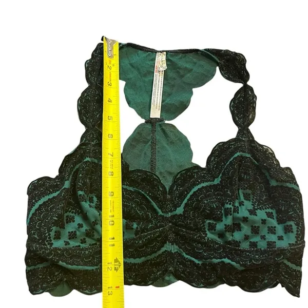 Intimately Free People Velvet Burnout Bralette Size S Boho Festival Fairy Grunge - Image 4