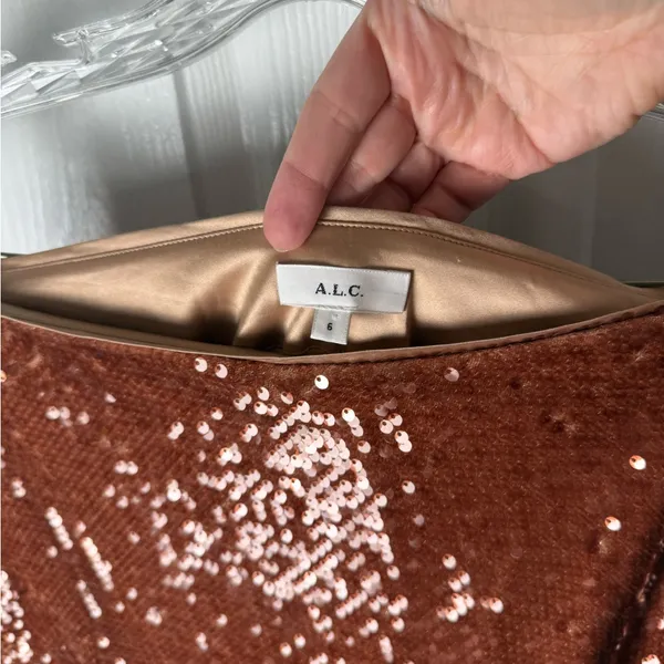 ALC Frank Reese Sequined Skirt 6 - Image 6