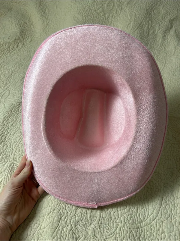Pink "Birthday Girl" Party Cowboy Hat - Image 5