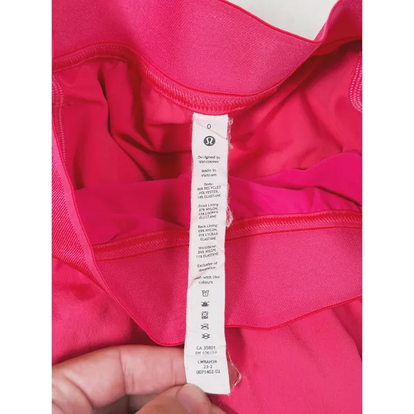Lululemon Court Rival High-Rise Skort Size 0 Lip Gloss Pink Tennis Golf Athletic - Image 4