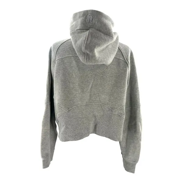 Lululemon‎ Scuba Oversized Half-Zip Hoodie M/L heathered gray - Image 4