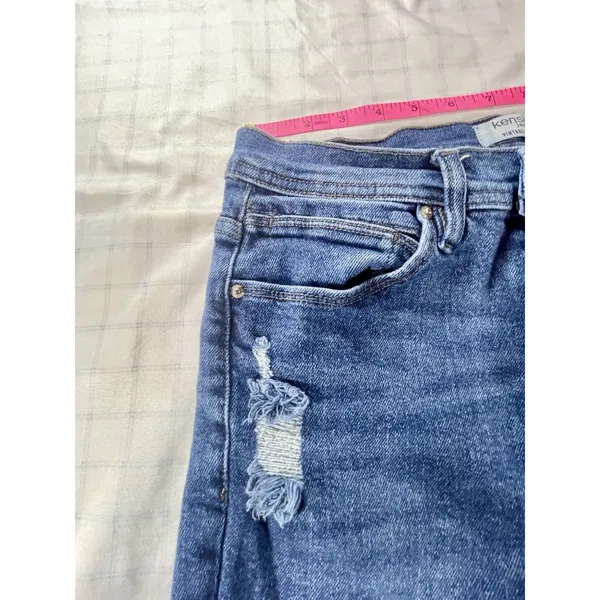 Kensie Jeans Vintage Luxe Distressed Flare/Bell Bottom Jeans - Size 8/29 - Image 6
