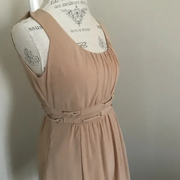 Kingdom B Beige Short Sleeveless Dress Size S - Image 3