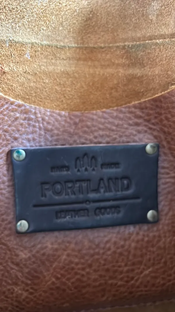 Portland Leather Large Tote Brown - Image 3