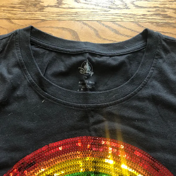 Disney Rainbow Tank  Sequin Rainbow Mouse Ears  Pride 2020 - Image 3