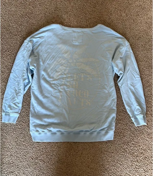 Aerie Sweatshirt Oversized Light Blue - Image 2