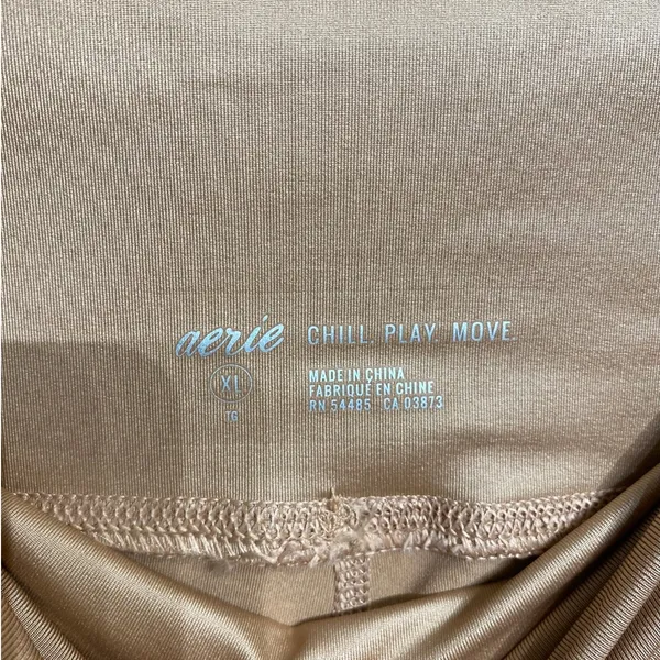 Aerie Pink Champagne High Rise Leggings Sz XL NWOT - Image 5