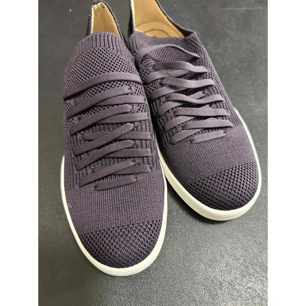 LifeStride Soft System Purple Knitted‎ Slip On Lace Up Sneakers Womens 8 - Image 2