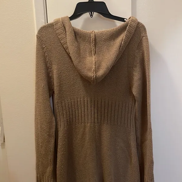 Gilmore girls style Lorilai One Step Up long line cardigan tan M - Image 6