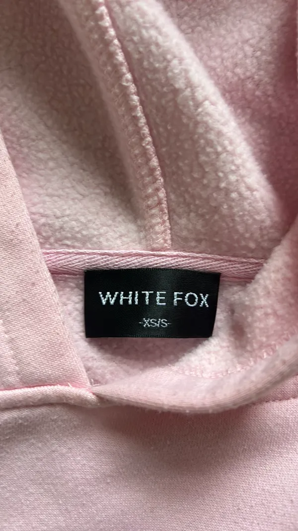 White Fox Boutique Hoodie Pink - Image 3