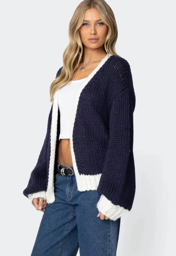 Edikted knit open front sweater  - Image 2