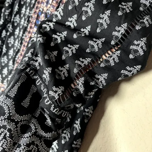 Anthropologie Vanessa Virginia Boho Mini Dress XS Embroidered Kaleidoscope - Image 8