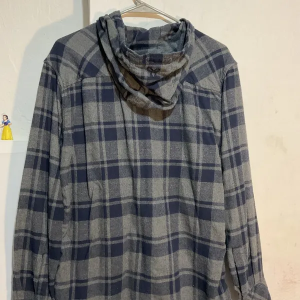 TNA ARITZIA boy friends fit buttons up shirt hooded:Box L04: - Image 4