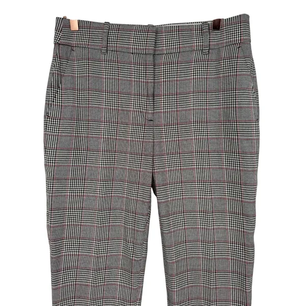 J.Crew‎ 365 Women's Plaid Trouser Pants Size 6 Career Office Preppy Academia - Image 4