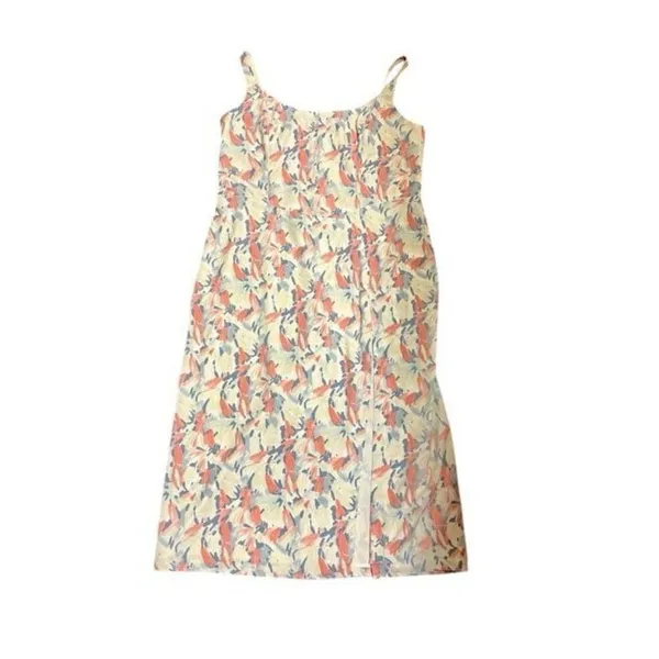 Abercrombie & Fitch Women XL Floral Midi Dress Dainty Romantic Coquette - Image 7
