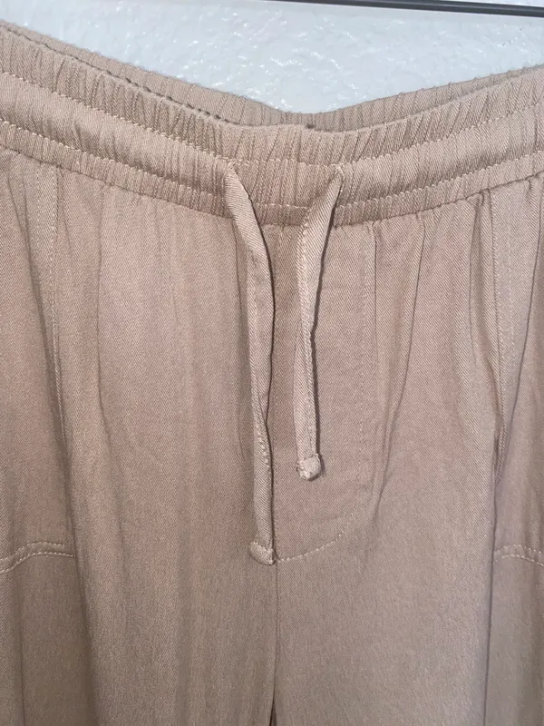 Loose Cargo Jogger Pant Tan Size L - Image 5