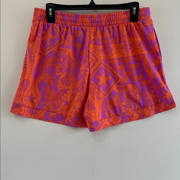 Cuddl Duds Cozy Tank Top Shorts Pajama NEW Set 2pc Medium Coral Shell - Image 7