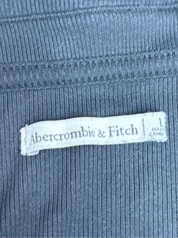 Abercrombie & Fitch Black Long-Sleeve Button-Down Shirt - Image 6