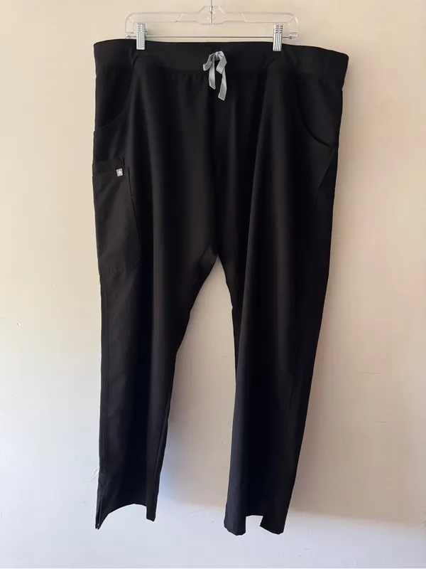 Figs Black Kade Straight Leg Scrub Pant Size XXL - Image 2