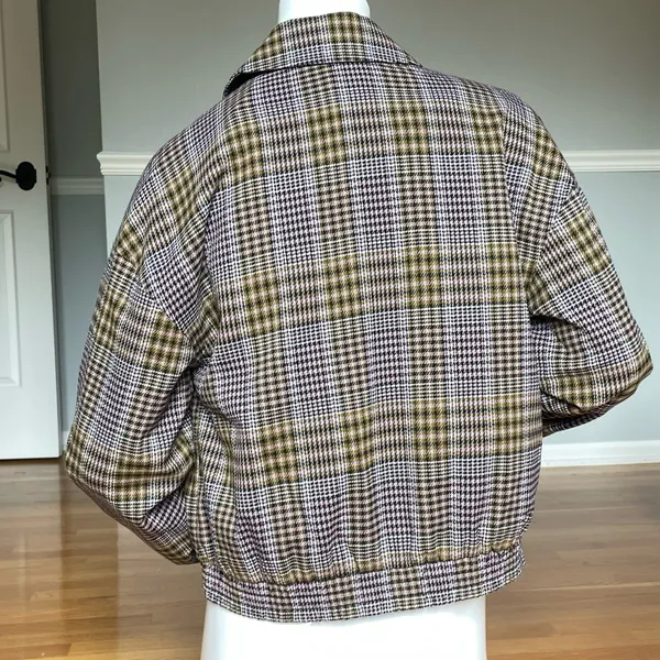 Vero Moda Plaid Check Jacket Shacket Women’s Size US 2 EU 34 Button Front - Image 3